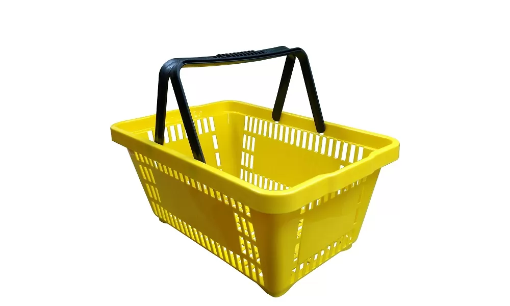 Cesta plástica de supermercado 45x29x20